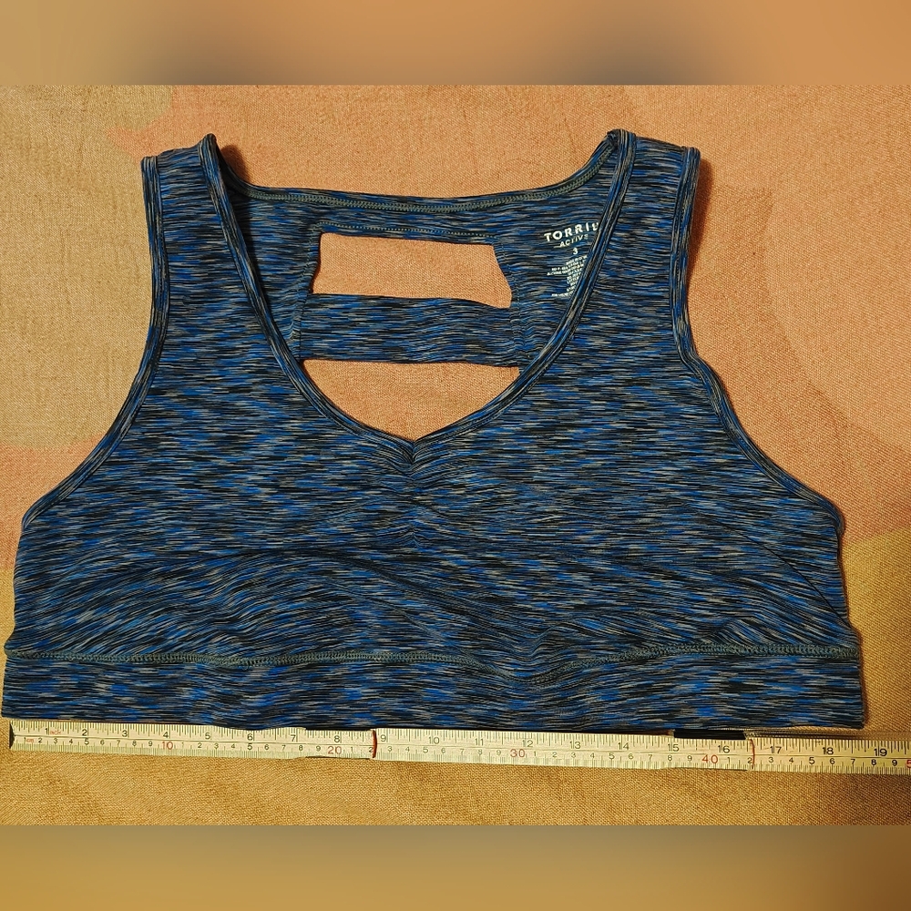 Torrid Active Wide Horizontal Strap Back Heather … - image 5